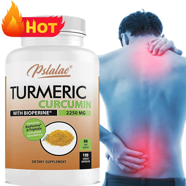 Pslalae Turmeric Curcumin 2250mg Capsules