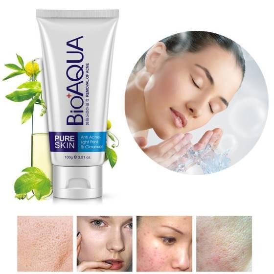 Bioaqua Pure Skin Anti-acne Light Print & Cleanser