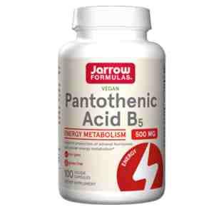 Jarrow Formulas Pantothenic Acid (Vitamin B5) 500 mg