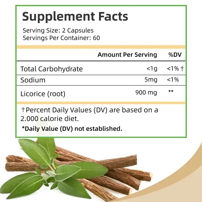 Pslalae Licorice Root Capsules