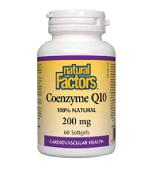 Natural Factors Coenzyme Q10 200mg Capsules