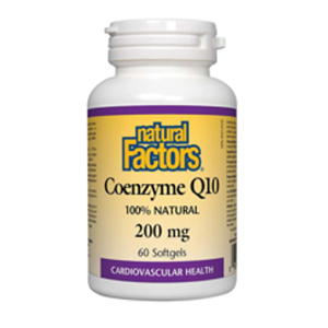 Natural Factors Coenzyme Q10 200mg Capsules