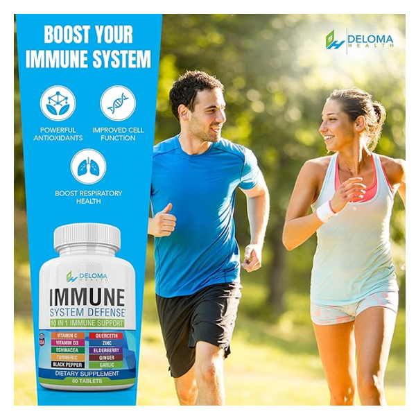 Deloma Health Immune System Defense Tablets