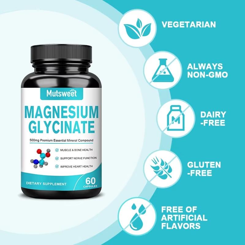 Mutsweet Magnesium Glycinate Capsule 500mg