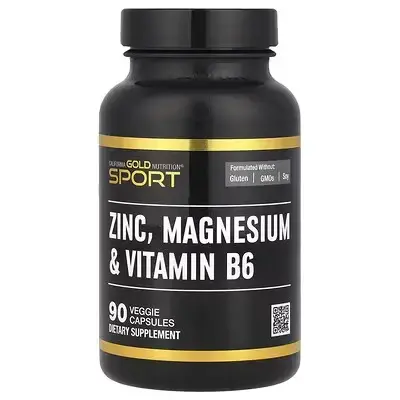 California Gold Nutrition Sport Zinc, Magnesium & Vitamin B6