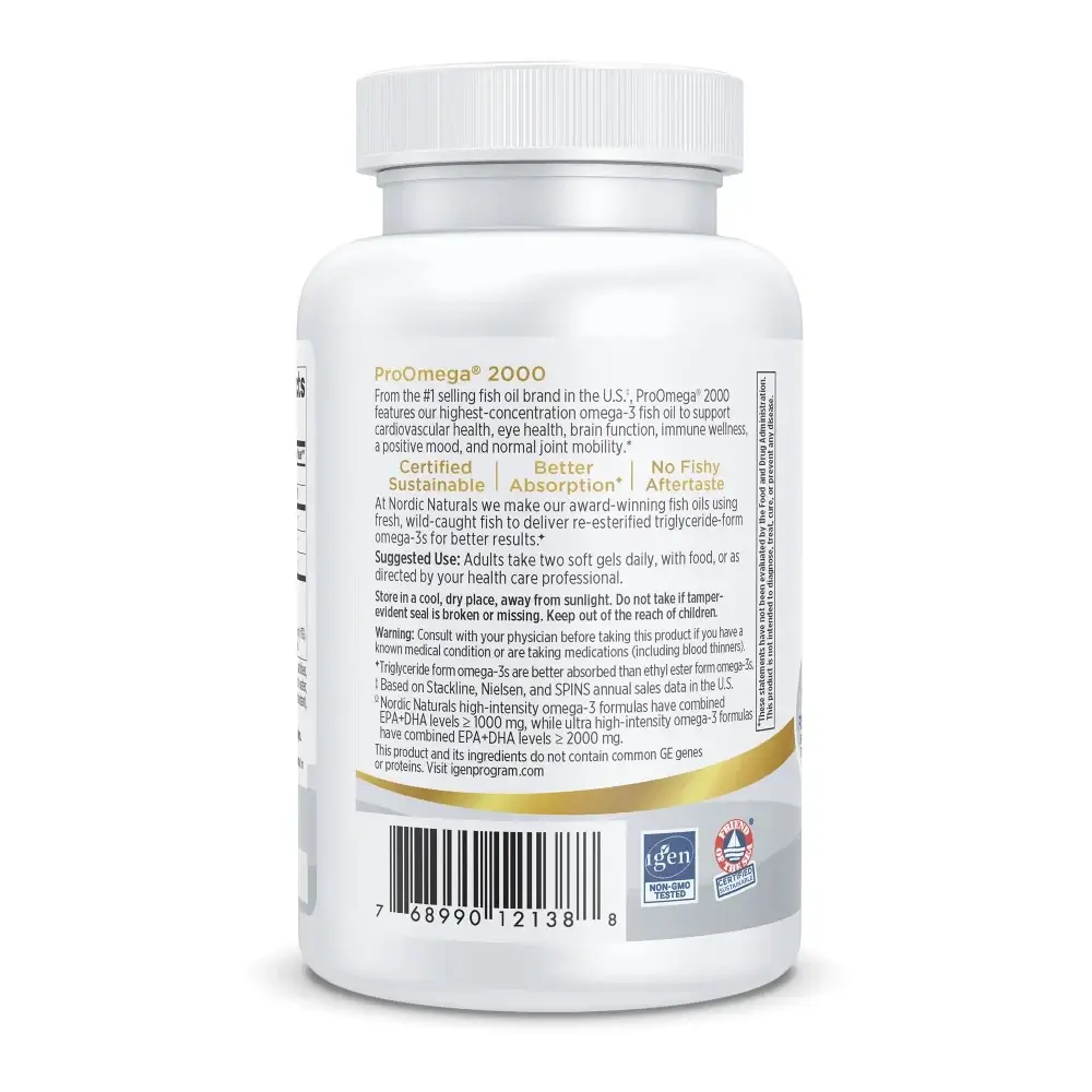 Nordic Naturals Pro Omega 2000 Supplement