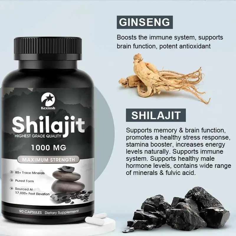Kexinsh Shilajit Capsules 1000mg