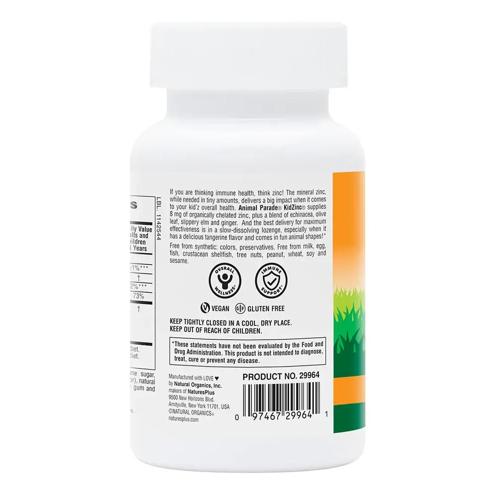 Natures Plus Kid Zinc Animal Parade Supplement