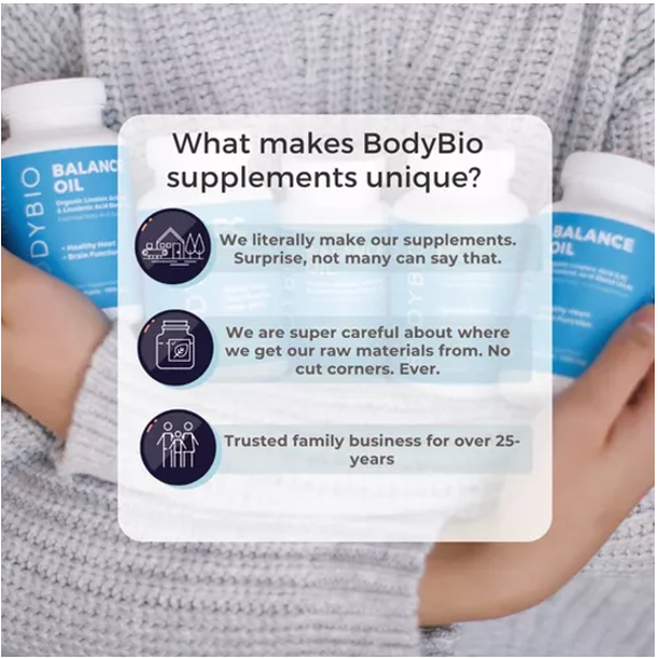 BODYBIO Balance Oil Softgels
