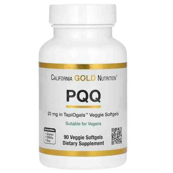 California Gold Nutrition – PQQ 20 mg | 30 Softgels