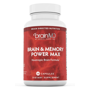 BrainMD Dr Amen Brain & Memory Power Max Capsules