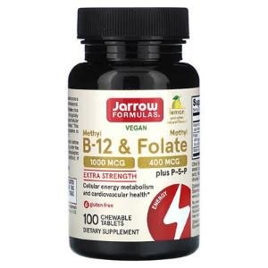 Jarrow Formula Methyl B-12 & Folate Supplement