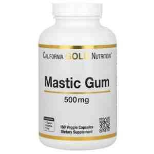 California Gold Nutrition Mastic Gum 500 mg | 180 Capsules
