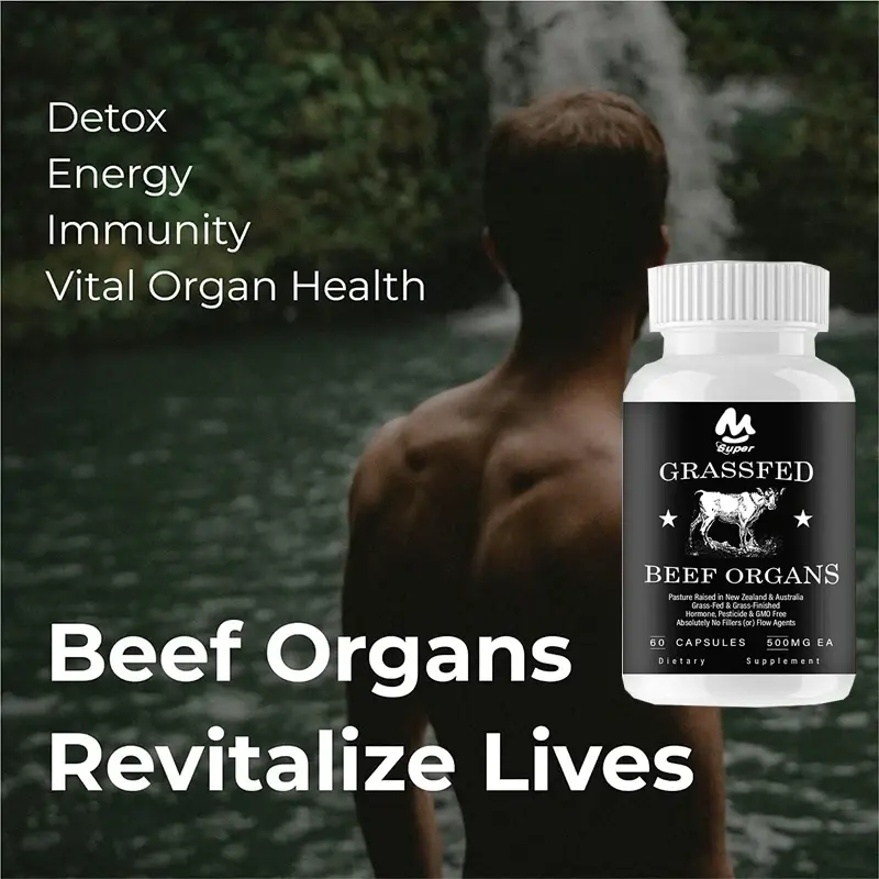 Grass-Fed Beef Organs Capsules