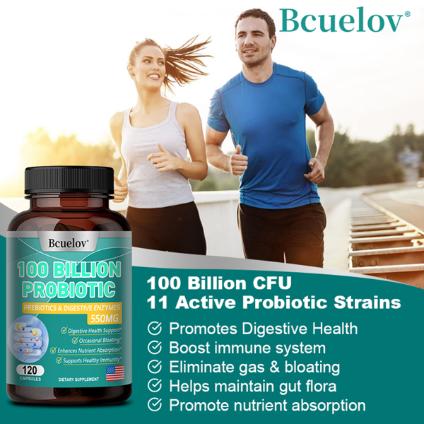 Bcuelov 100 Billion Probiotics Capsules
