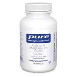 Pure Encapsulations Calcium Magnesium (Citrate) – 180 Capsules