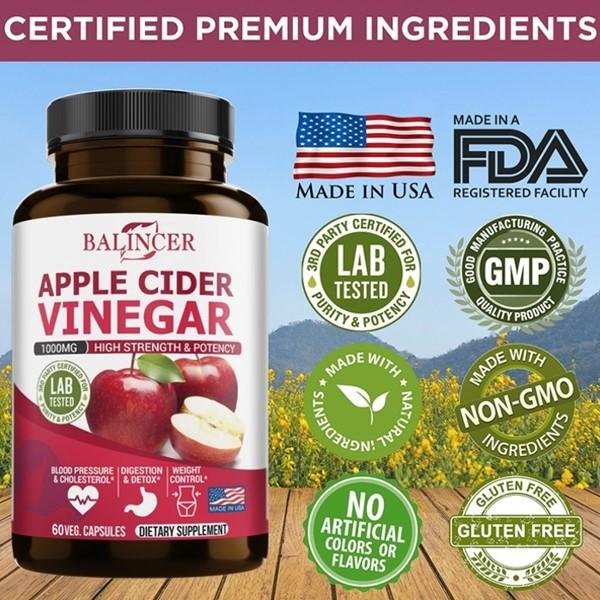 Balincer Apple Cider Vinegar Capsules