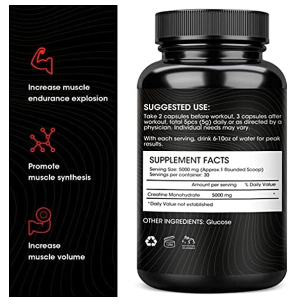 Daily Plan Creatine Monohydrate Capsules