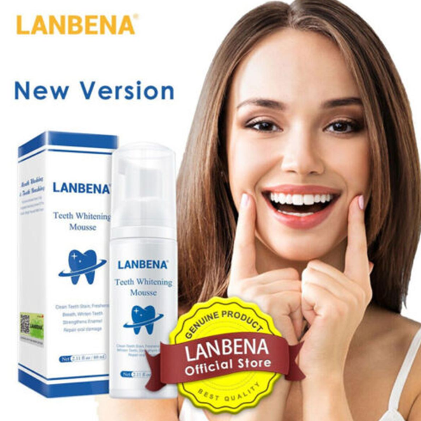 Lanbena Teeth Whitening Mousse Toothpaste
