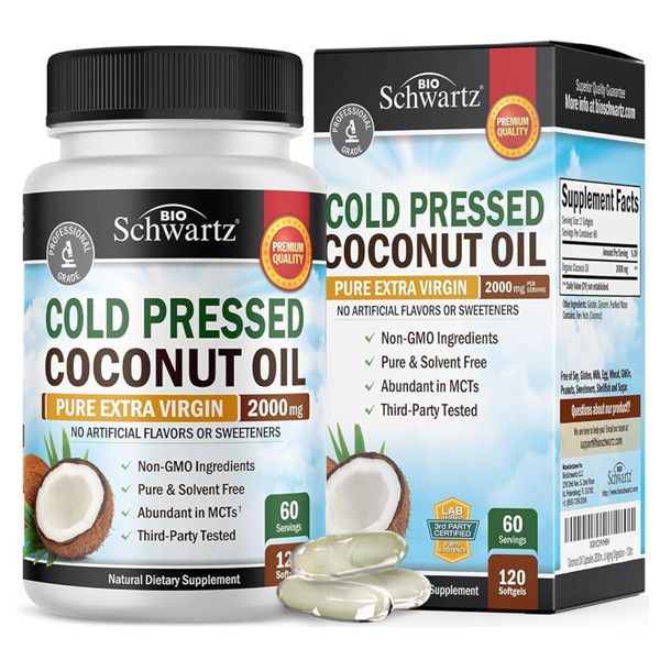 Bio Schwartz Cold Pressed Coconut Oil Supplement