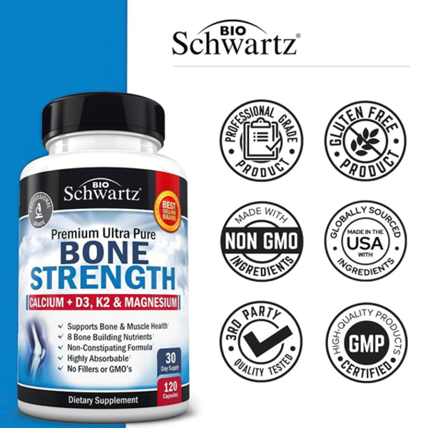 Schwartz Premium Ultra Pure Bone Strength Capsules