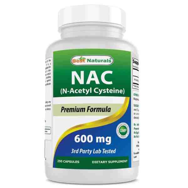 Best Naturals NAC N-Acetyl Cysteine 600mg