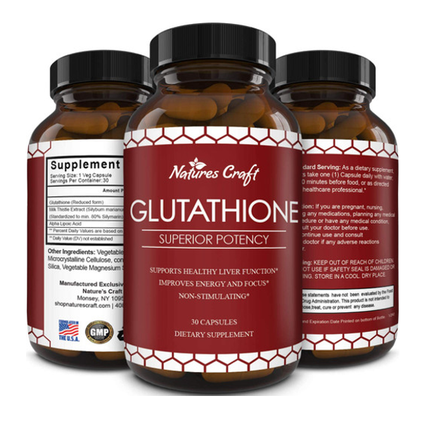 Natures Craft Glutathione Superior Potency Whitening Capsules