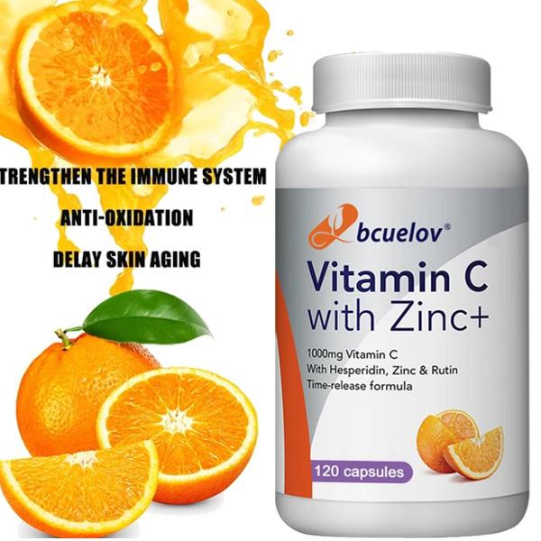 Bcuelov Vitamin C With Zinc + Capsules