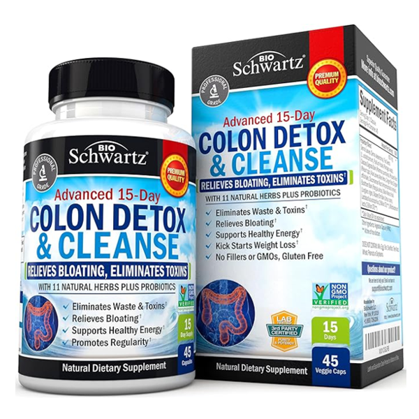Bio Schwartz Colon Detox & Cleanse Capsules