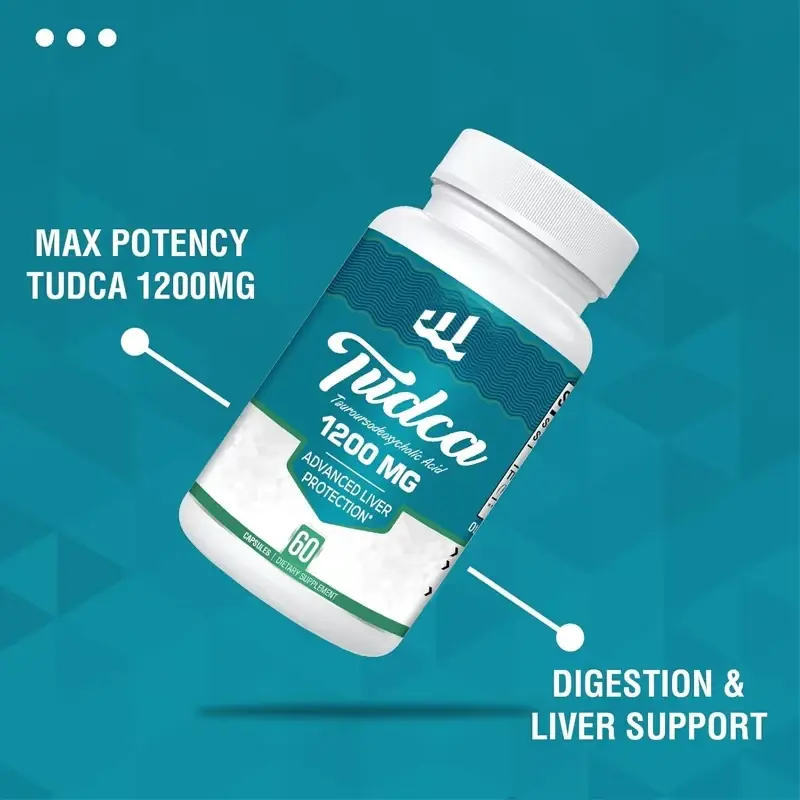 TUDCA Supplement 1200mg Capsules