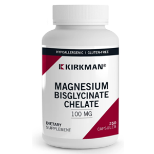 Kirkman Magnesium Bisglycinate Chelate 100 Mg Capsules