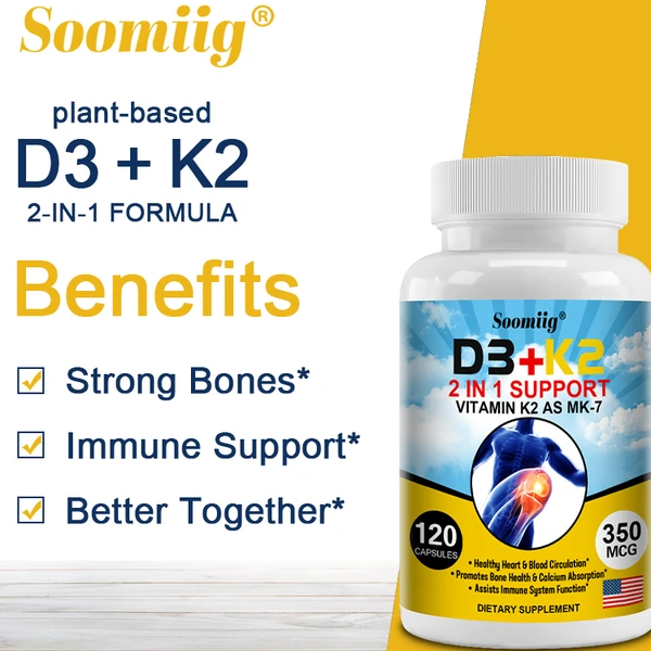 Soomiig Vitamin D3+K2 Capsules