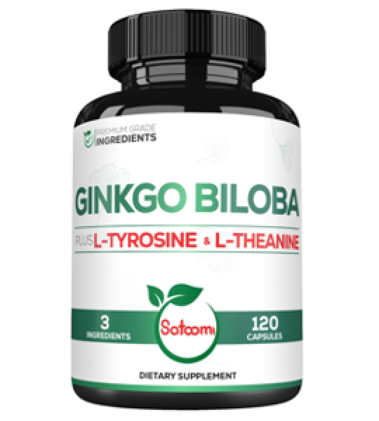 Satoom Ginkgo Biloba Plus L-tyrosine, L-theanine 1000'mg