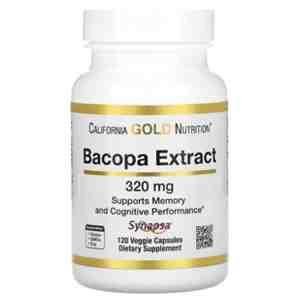 California Gold Nutrition Bacopa Extract with 320 mg