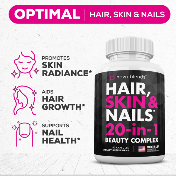 Novo Blends Hair, Skin & Nails 20-in-1 Beauty Complex