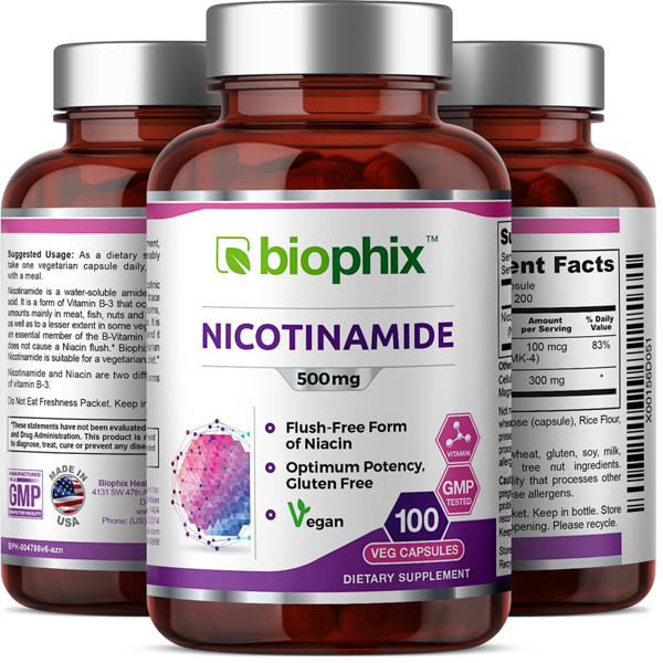 Biophix B-3 Nicotinamide Capsules