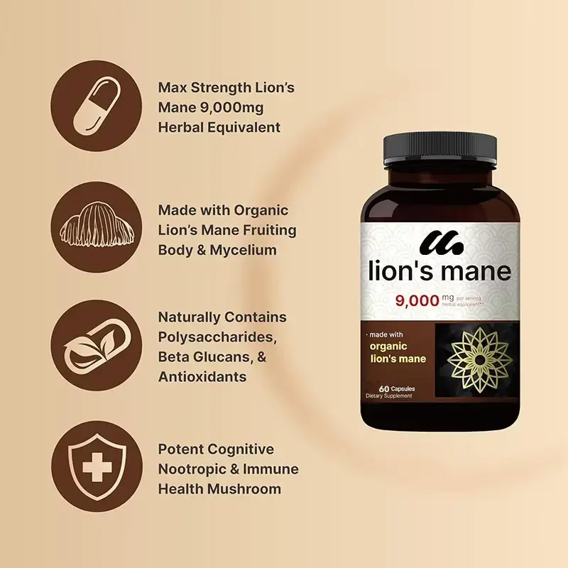 Lion Mane Mushroom Capsules
