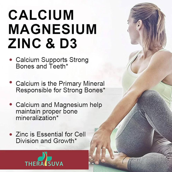 Thera Suva Calcium Magnesium Zinc D3 Capsules