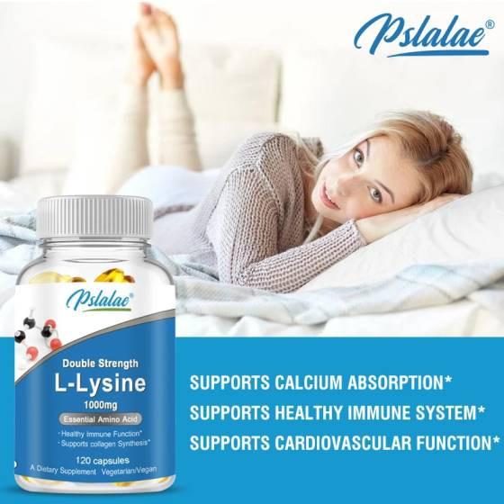 Pslalae L-lysine Double Strength 1000mg Capsules