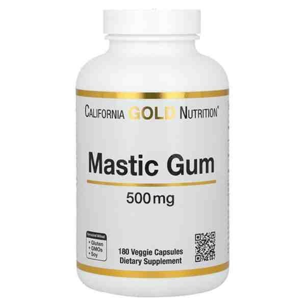 California Gold Nutrition Mastic Gum 500 mg | 180 Capsules