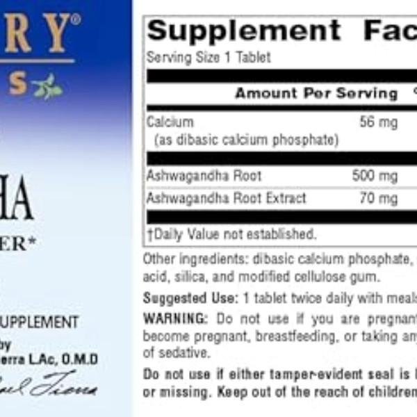 Planetary Herbals Ashwagandha Supplement