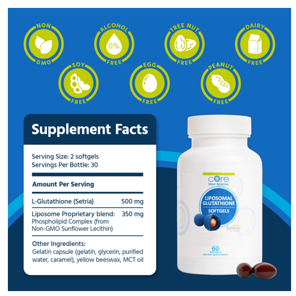 Core Med Science Liposomal Glutathione Capsules
