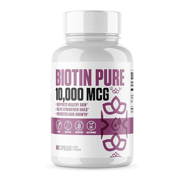 Biotin Pure 10,000 MCG Capsules