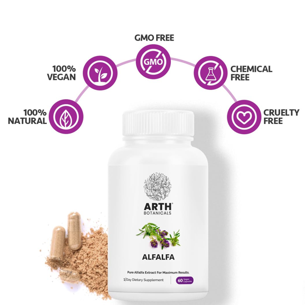 Arth Botanicals Alfalfa Extract Capsules
