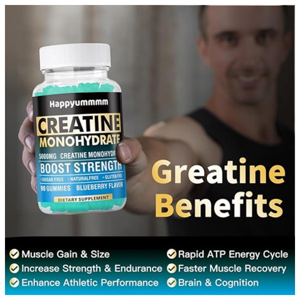 Happyummmm Creatine Monohydrate 5000 Mg Supplement