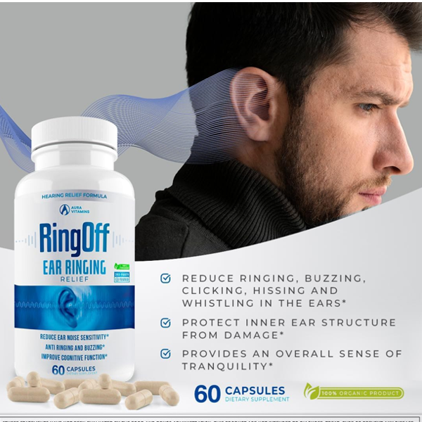 Aura Vitamin Ring Off Ears Ringing Relief Capsules