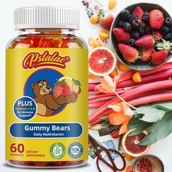 Pslalae Gummy Bears Daily Multivitamin