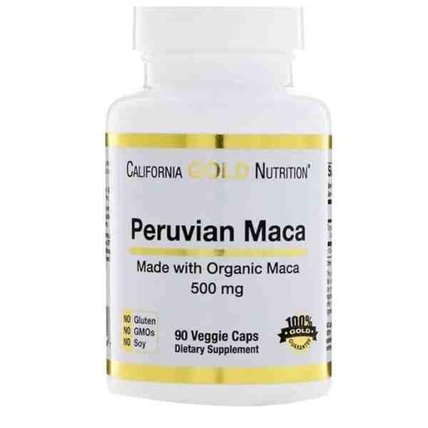 California Gold Nutrition – Peruvian Maca 500 mg | 90 Capsules
