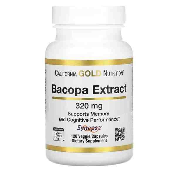 California Gold Nutrition Bacopa Extract with 320 mg