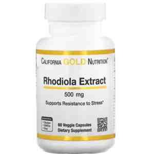 California Gold Nutrition Rhodiola Extract 500 mg